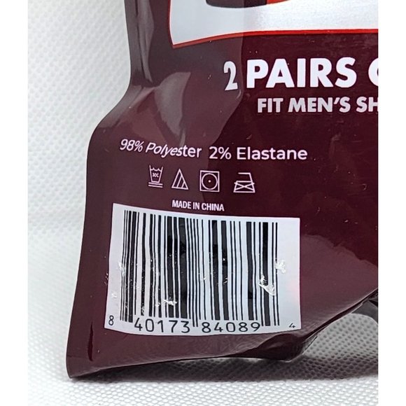 Swag Hershey's Milk Chocolate Retro Crew Socks - 2 Pairs, Men's Shoe Sizes 8-13 - Picture 6 of 9